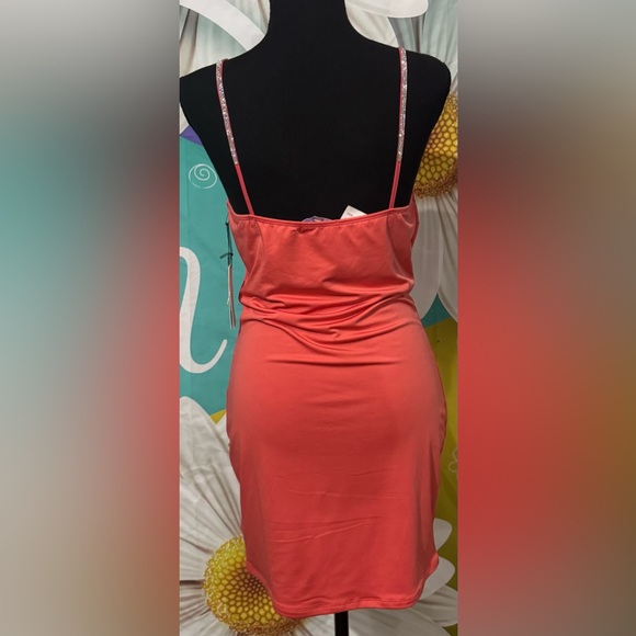 Iris Rhinestone Strap Bodycon Cami Mini Dress - Picture 3 of 4